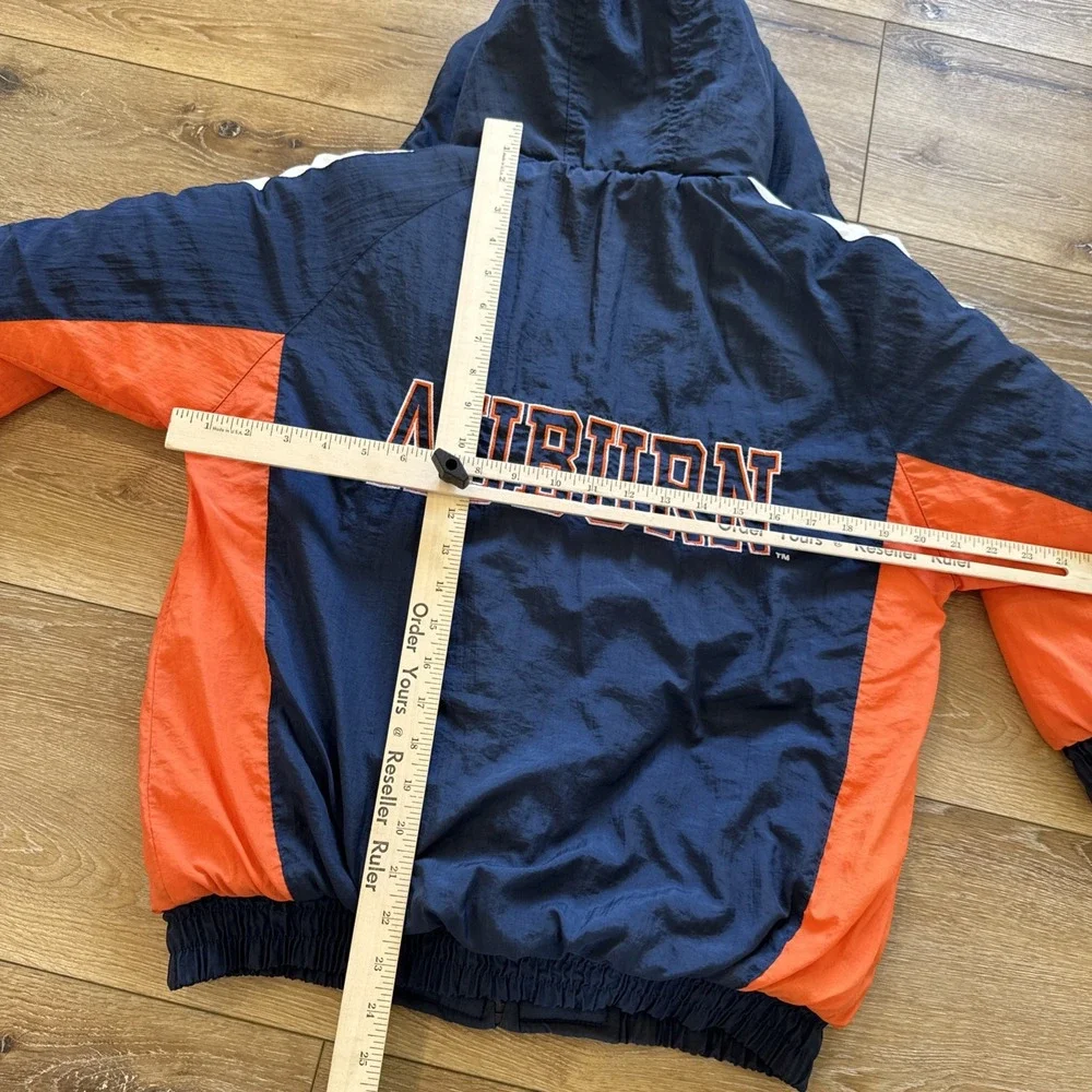Vintage‎ Auburn Tigers Puffer Jacket Youth M 90s Logo 7 Kids Alabama
